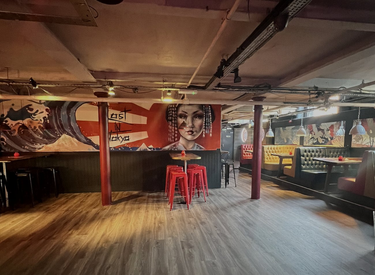 Private hire space at Lost in Tokyo